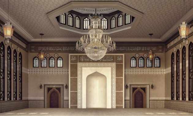 Modern masjid interior design