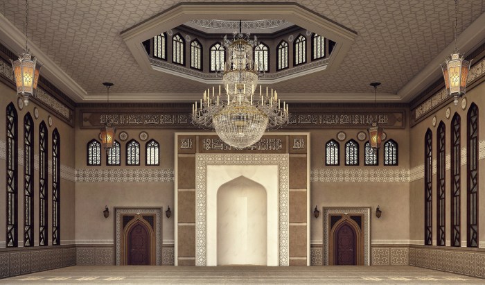 Modern masjid interior design