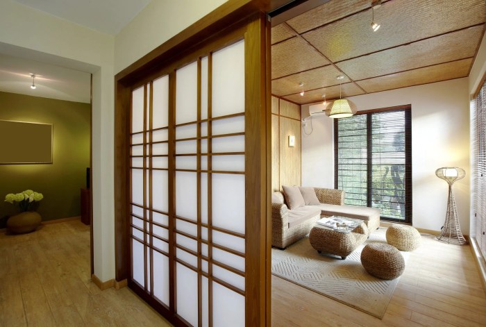 Modern japanese apartment interior design