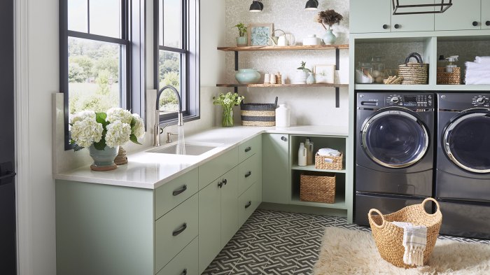 Modern laundry room interior design