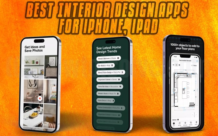 Best apps for interior design on ipad