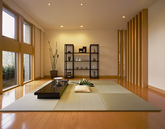 Modern japanese style interior design