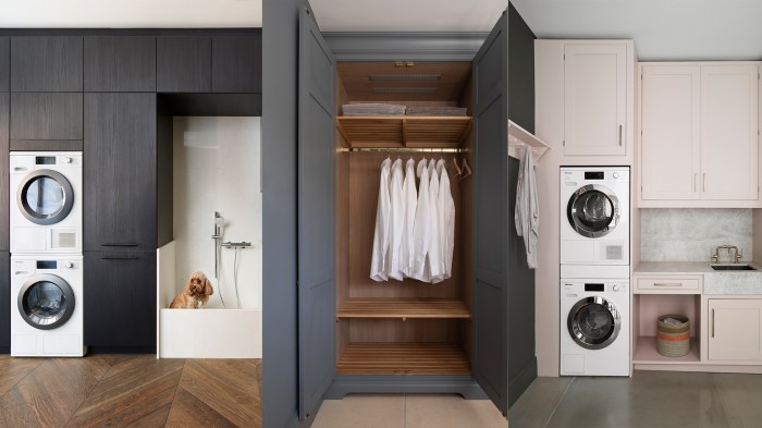 Modern laundry room interior design