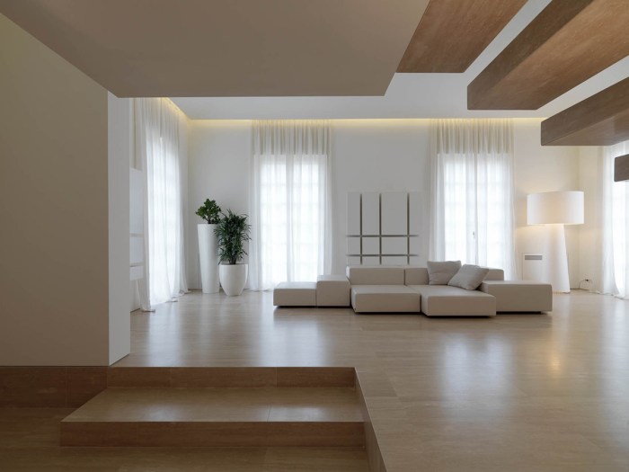 Modern japanese minimalist interior design