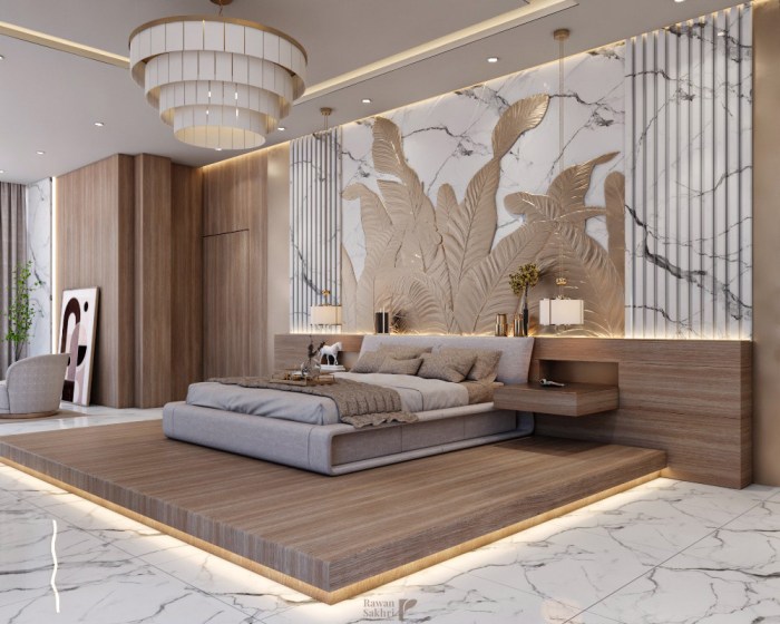 Modern master bedroom interior design