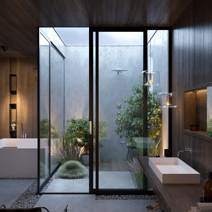 Modern master bathroom interior design