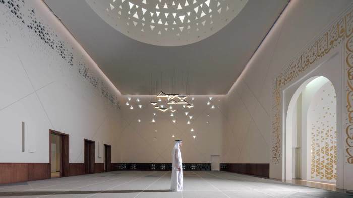 Modern masjid interior design